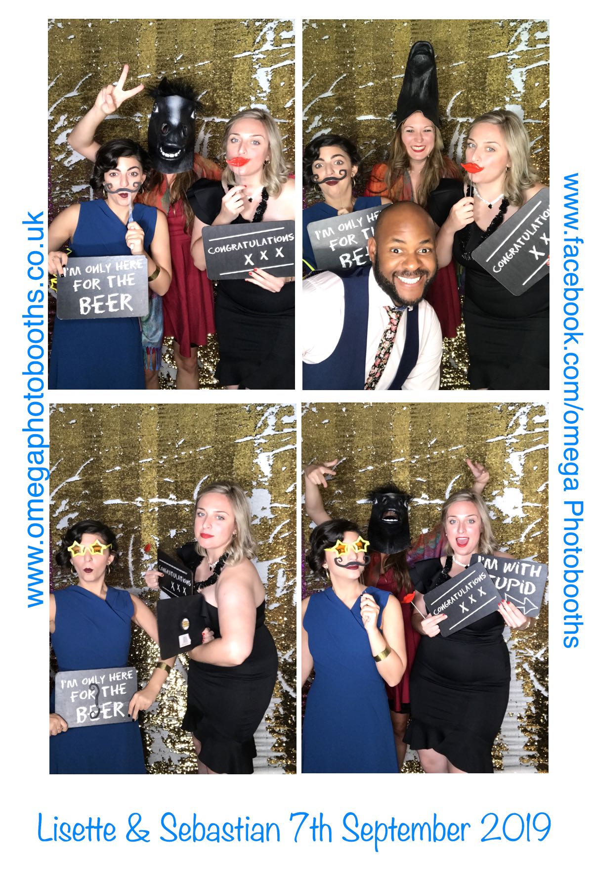 Lisette & Sebastian | View more photos from the event at gallery.omegaphotobooths.co.uk/u/Omega-Photobooths/Lisette-Sebastian